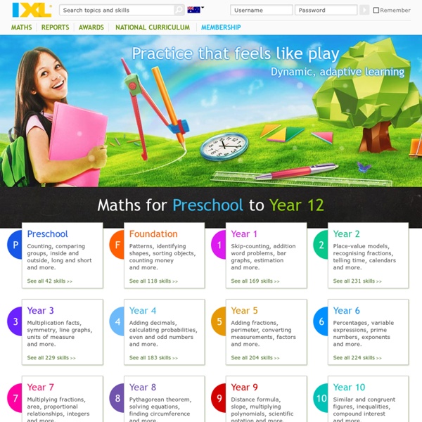Online maths practice and lessons