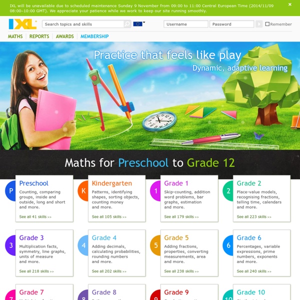 Online maths practice and lessons