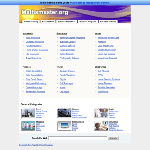 Mathsmaster