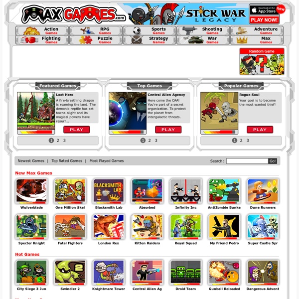 Max Games : Free internet games to the Max