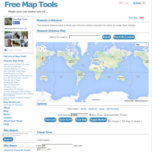 Measure Distance on a Map