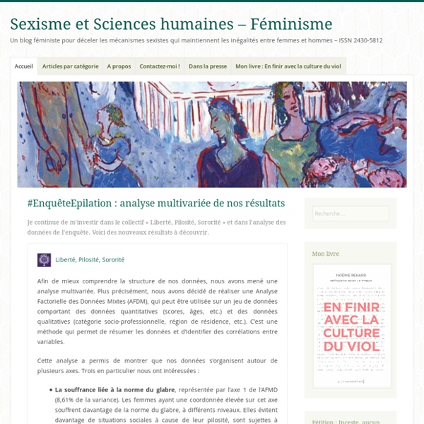Sexisme et Sciences humaines – Féminisme – Un blog féministe pour déceler les...