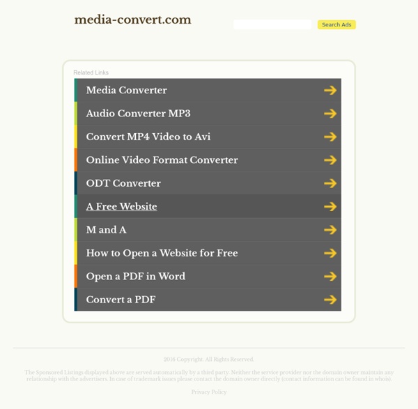 Media Convert - free and on line - convert and split sound, ringtones, images, docs -
