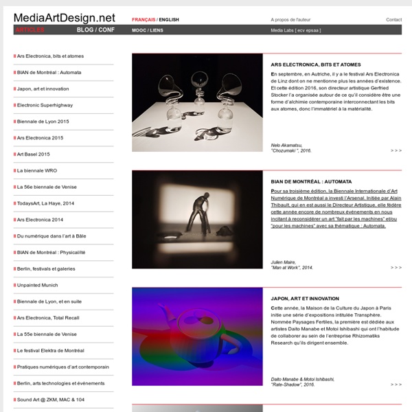 Media Art Design [ Dominique Moulon ]