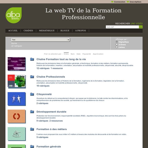 Téléformation (en vidéos)