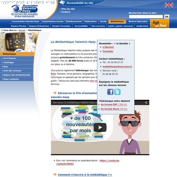 Médiathèque AVH : Actualité : Éole, votre bibliothèque de téléchargement en ligne