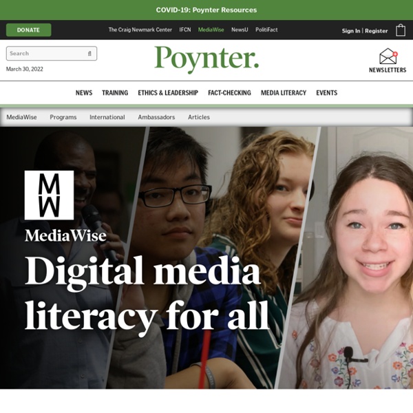 MediaWise: How to sort fact from ficton online - Poynter