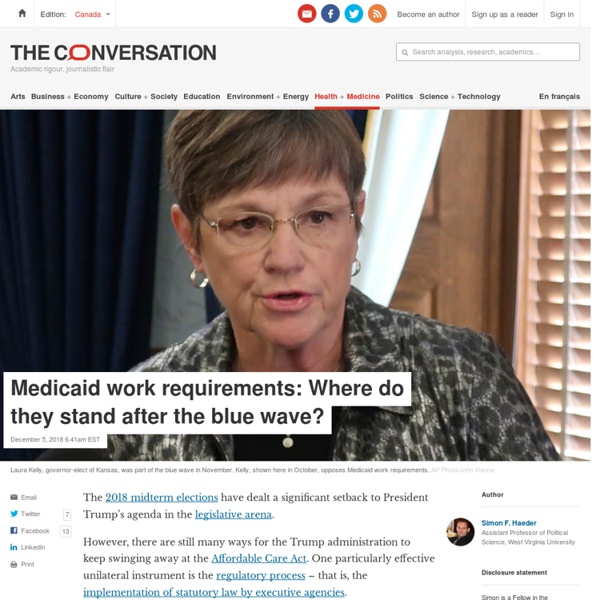 Medicaid work requirements: Where do they stand after the blue wave?