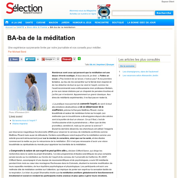 BA-ba de la méditation