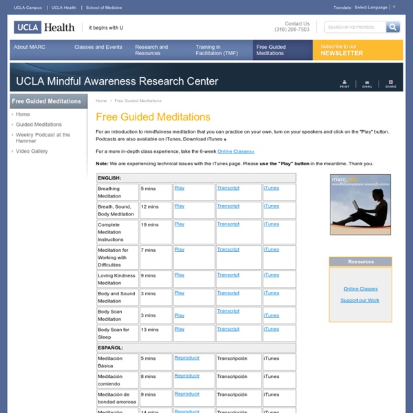 UCLA Mindful Awareness Research Center