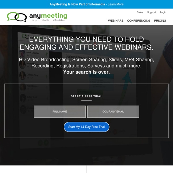 AnyMeeting - Video Conferencing, Web Conferencing and Webinar Software