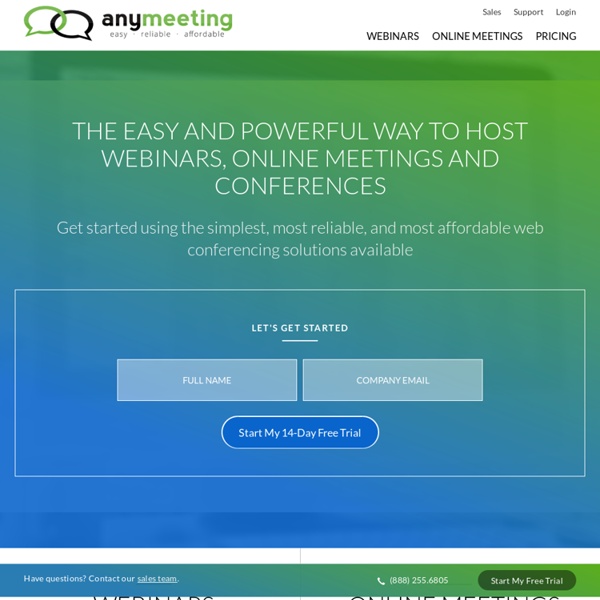 AnyMeeting Free Web Conferencing