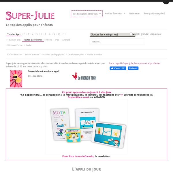 Super-Julie-Les meilleures applis pour enfants