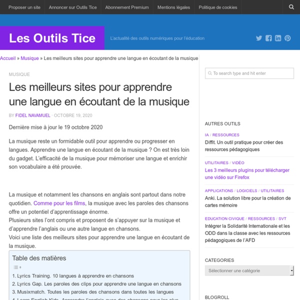 Les meilleurs sites pour apprendre une langue en écoutant de la musique