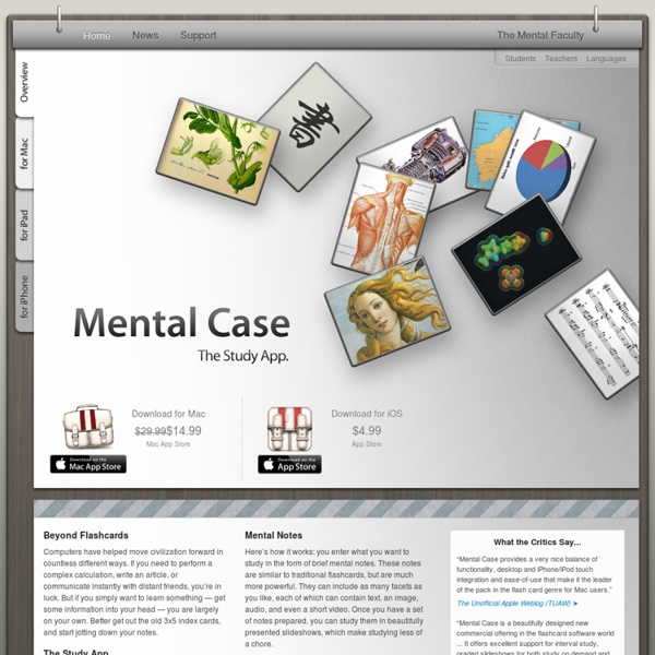 Flash Cards for Mac and iPhone