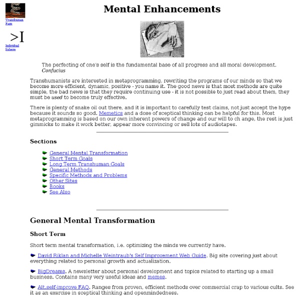 Mental Enhancements