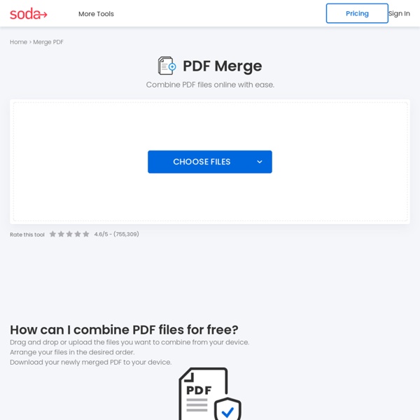 PDF Merge - Combine/Merge PDF Files Online for Free