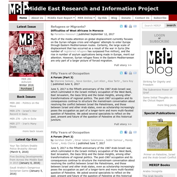 Middle East Research and Information Project