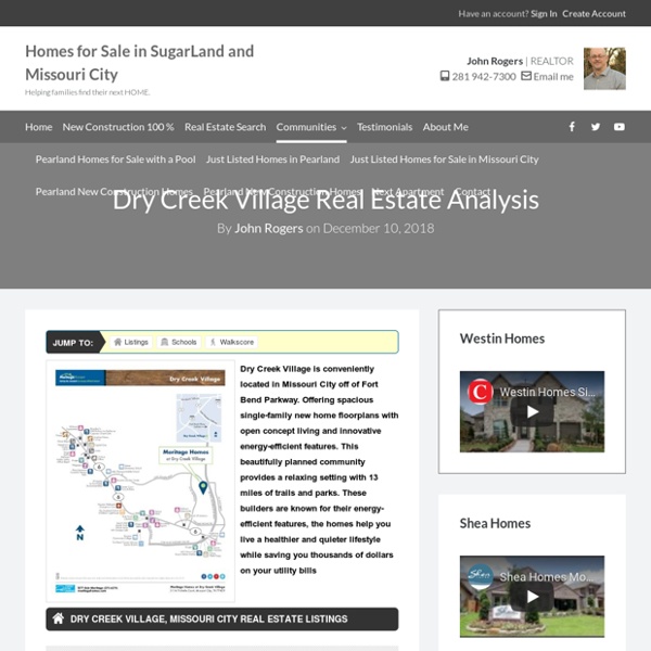 Are you thinking of Buying in Dry Creek Village?