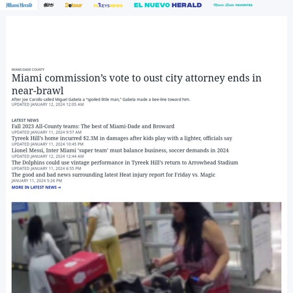 MiamiHerald.com - Miami & Ft. Lauderdale News, Weather, Miami Dolphins & More