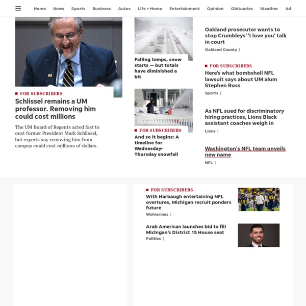 News, sports, features, blogs, photos and forums from Detroit and Michigan
