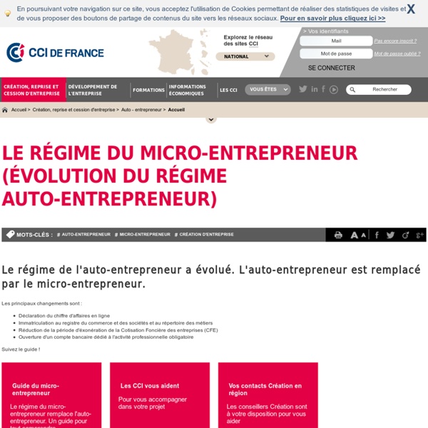 Micro-entrepreneur, devenir micro-entrepreneur