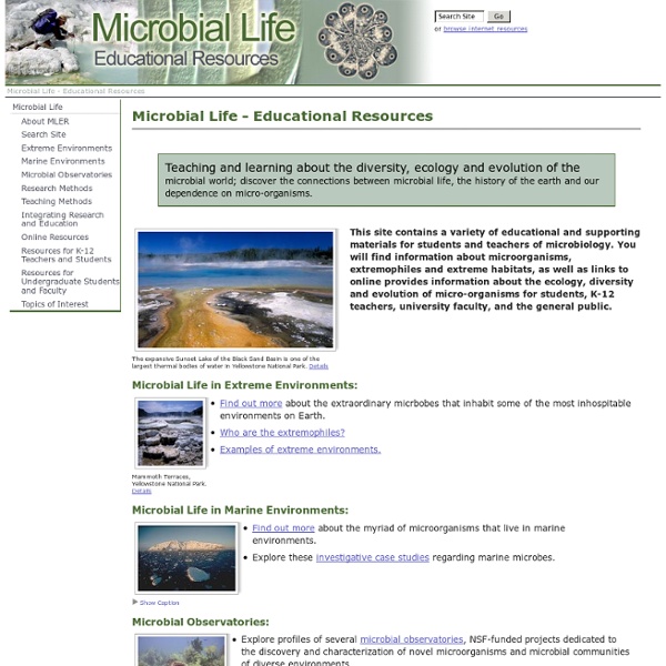 Microbial Life - Educational Resources