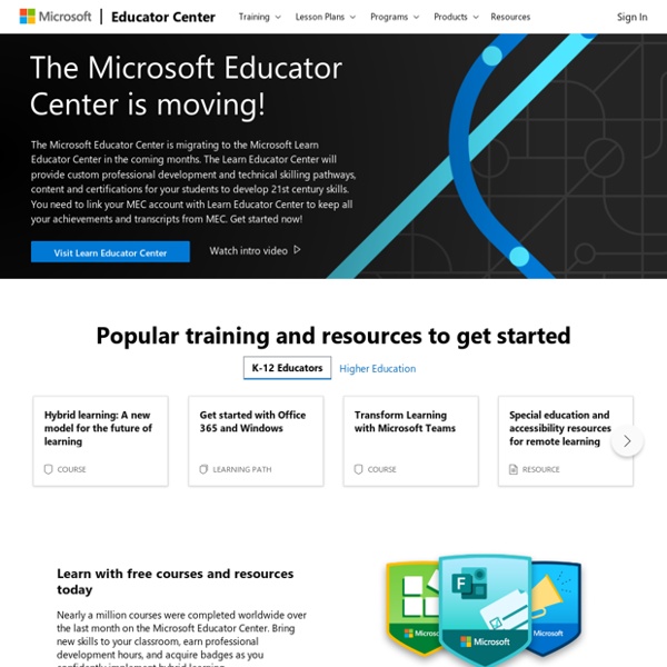 Microsoft Educator Community home - Microsoft in Education