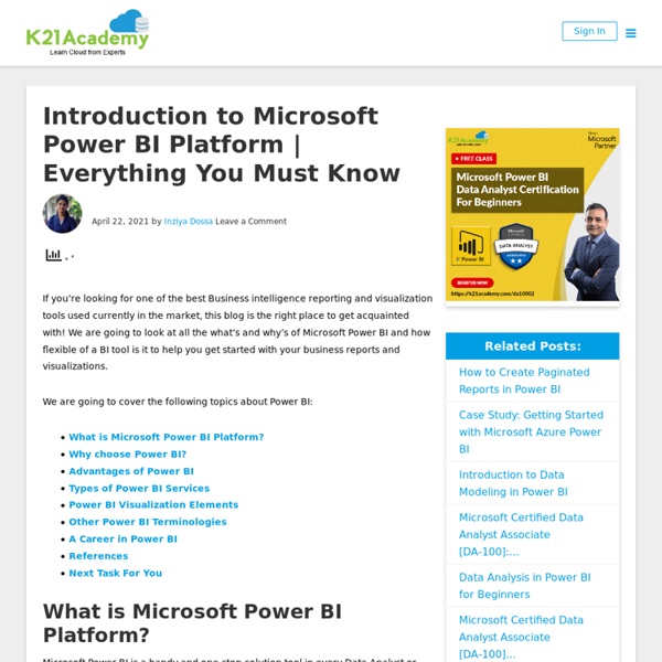 What Is Microsoft Power BI?