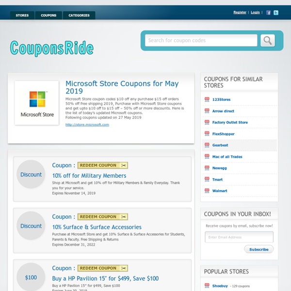 Microsoft Store Coupon Code 15 Off Pearltrees