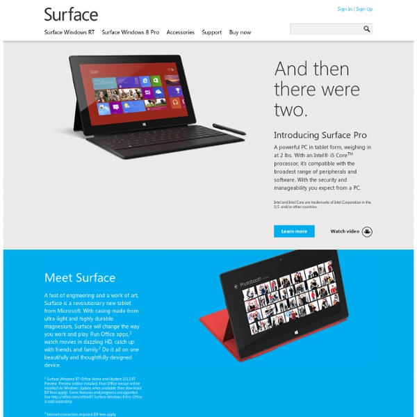 Welcome to Surface