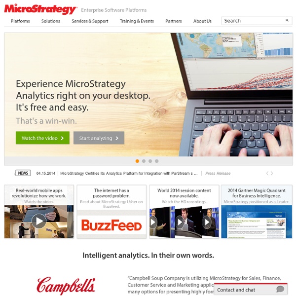 MicroStrategy Business Intelligence and Mobile Business Intelligence