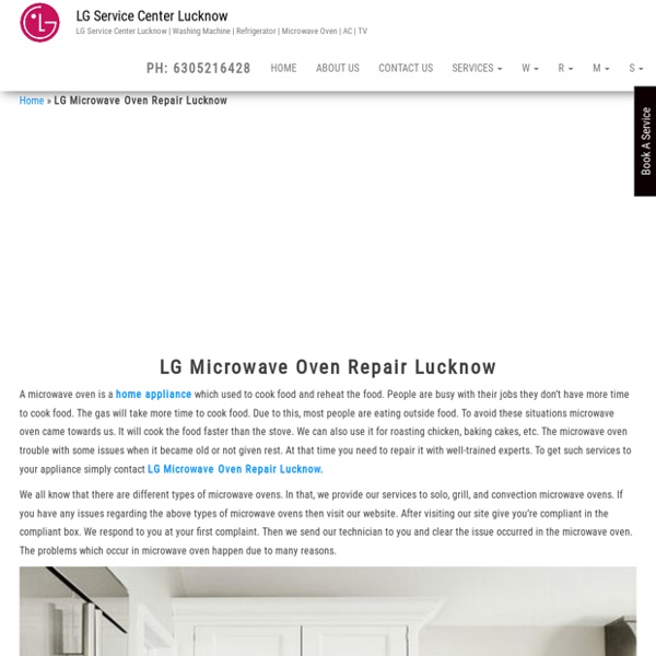 LG Microwave Oven Repair Lucknow
