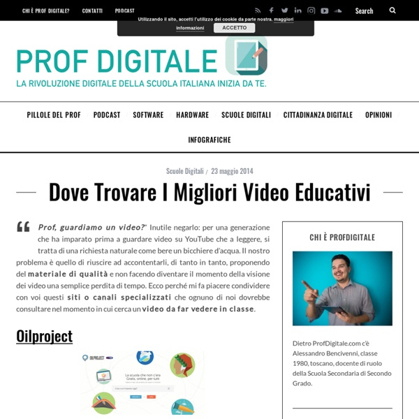 Dove trovare i migliori video educativi - Prof Digitale