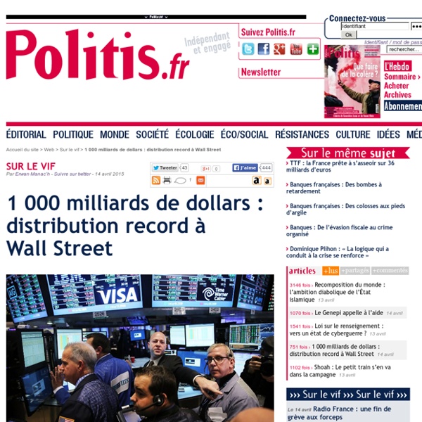 1 000 milliards de dollars : distribution record à Wall Street