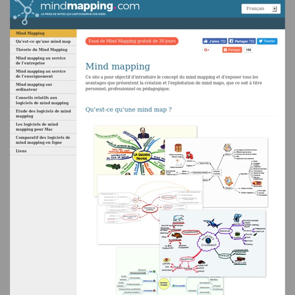 Bienvenue sur le site mindmapping.com !