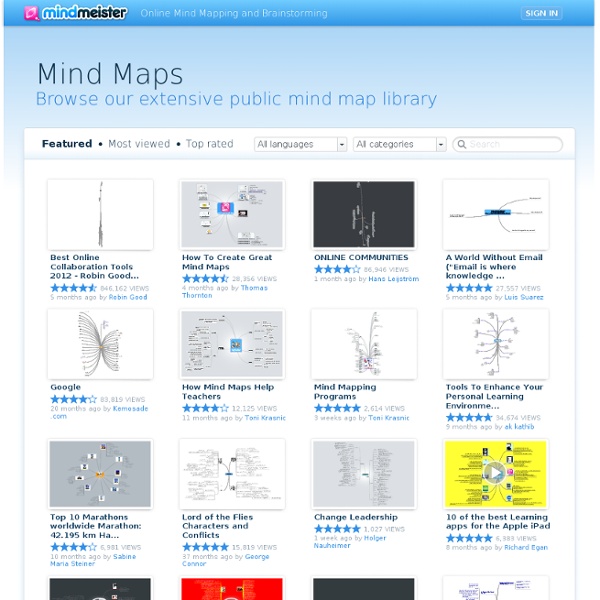 Online Mind Mapping and Brainstorming - MindMeister
