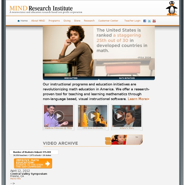 MIND Research Institute - Home