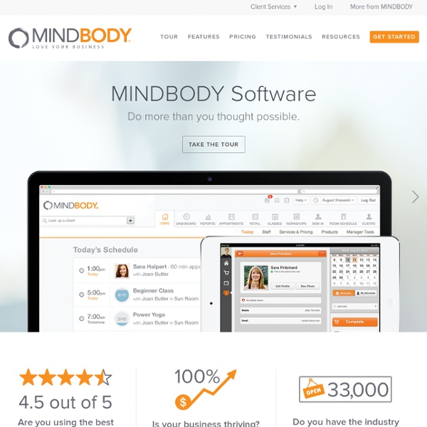 MINDBODY: Online Business Management Software