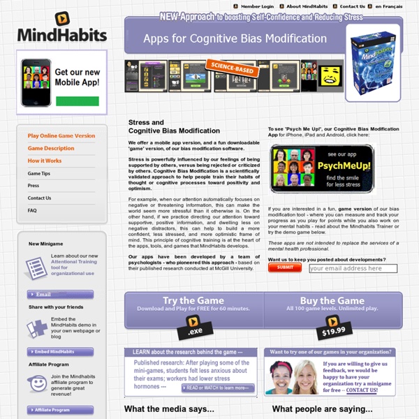 MindHabits - Stress Relief Game