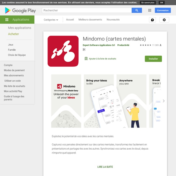 Mindomo (cartes mentales) – Applications sur Google Play