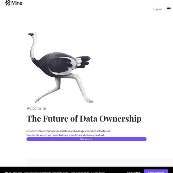 Mine - The Future of Data Ownership