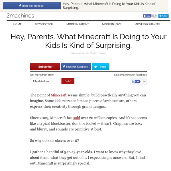 How Minecraft Teaches Kids Real-World Skills