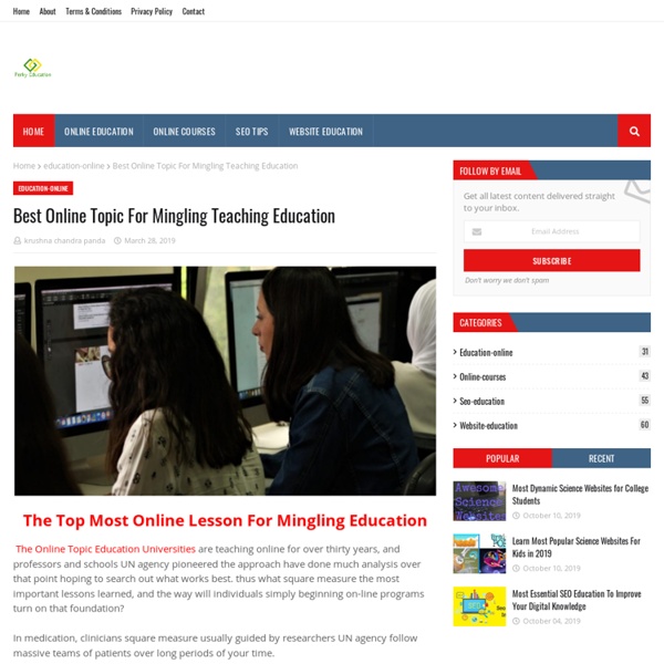 Best Online Topic For Mingling Teaching Education