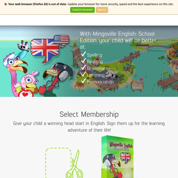 Mingoville.com – English for Kids.