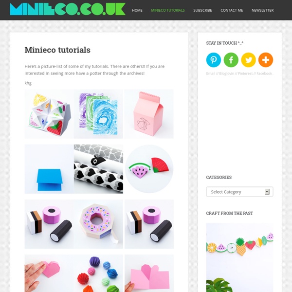 Minieco tutorials