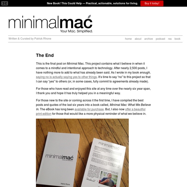 Minimal Mac