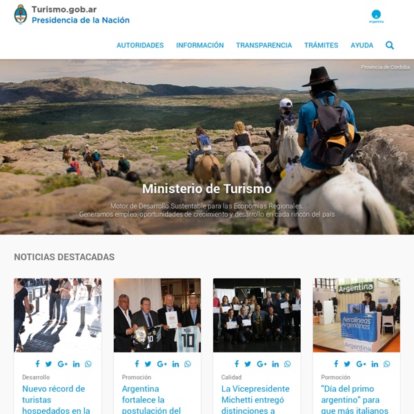 Argentina - Ministerio de Turismo de la Nación