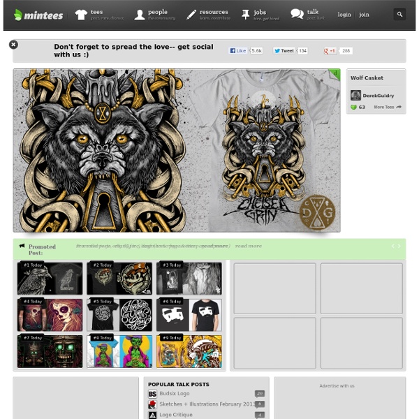 Mintees - Discover and rate t-shirt designs and band merch by the world's top designers
