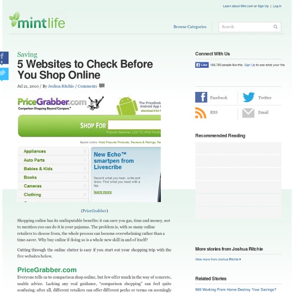 5 Websites to Check Before You Shop Online